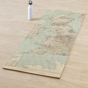 British Isles railways Yoga Mat