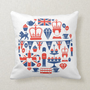 British Jubilee Icons Cushion