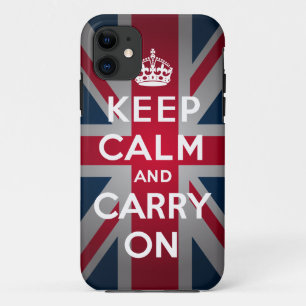 British Keep Calm Carry iPhone 5 Mate Tough™ Case