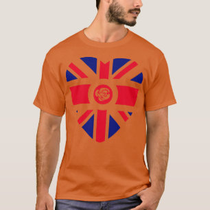 British Labour Multinational Patriot Flag Heart T-Shirt
