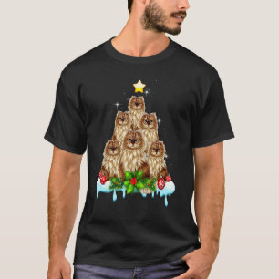 British Longhair Cat Christmas Tree Cat Xmas T-Shirt