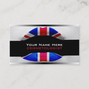 British Make-Up Artist Business Cards