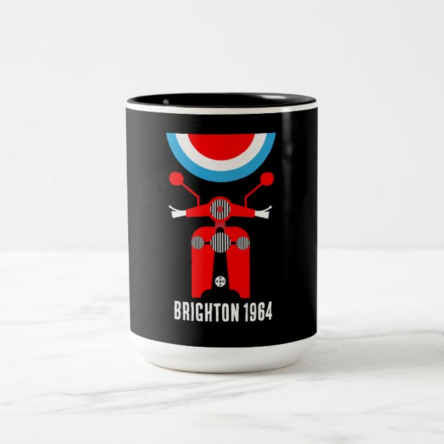 British Mods 1964 Two-Tone Coffee Mug (Center)
