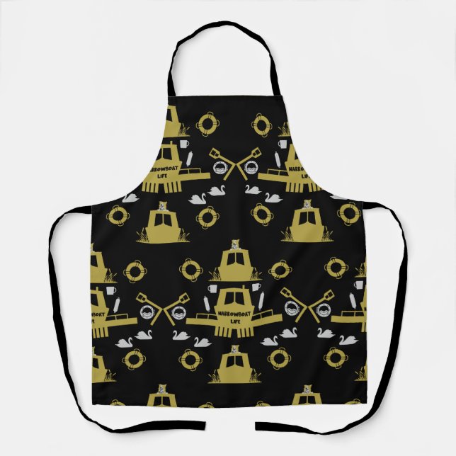 British Narrowboat Gifts Apron (Front)