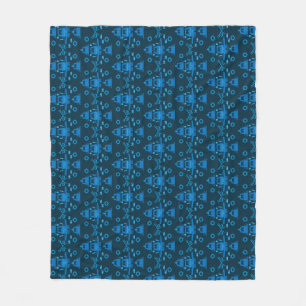 British Narrowboat Gifts Fleece Blanket