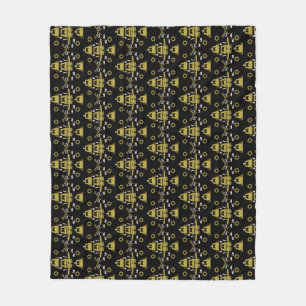 British Narrowboat Gifts Fleece Blanket