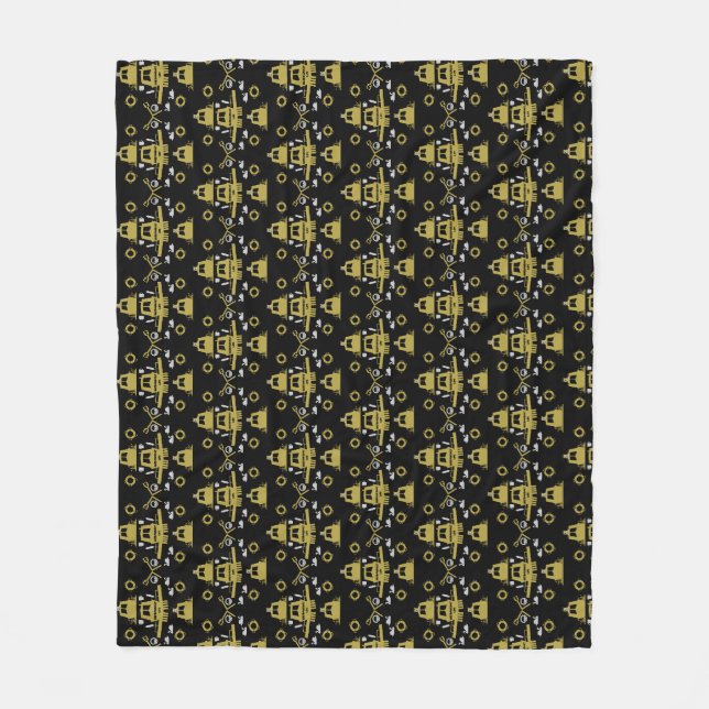 British Narrowboat Gifts Fleece Blanket (Front)