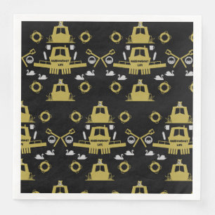 British Narrowboat Gifts Napkin