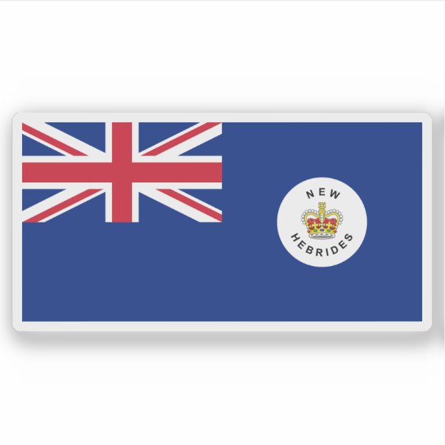 British New Hebrides flag, Vanuatu (1952–1980) (Front)