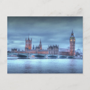 British Parliament in London Postcard