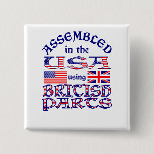 British Parts 15 Cm Square Badge