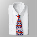 British Patriot Tie<br><div class="desc">Neck tie using the Union Jack/British flag for a day to celebrate patriotism about being British</div>