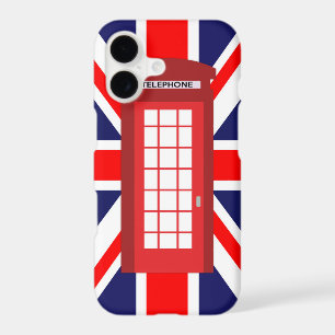 British phone box Union Jack flag