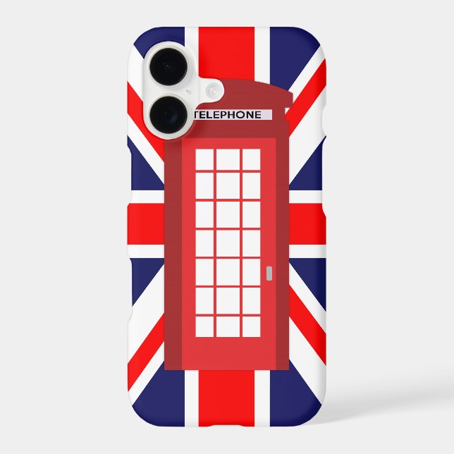 British phone box Union Jack flag (Back)