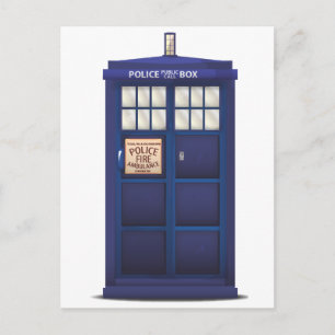 British Police Box Postcard