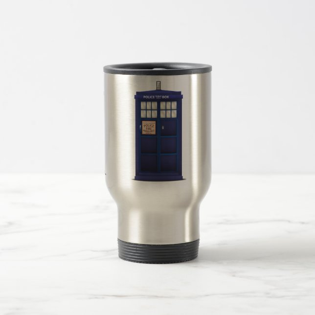 British Police Box Travel Mug (Center)