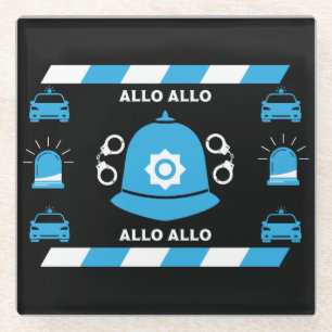 British Police Gifts And Accessories Glass Coaster