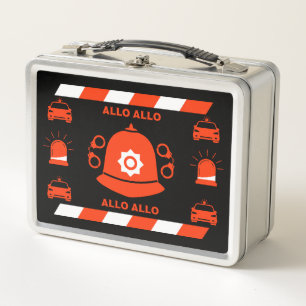 British Police Gifts And Accessories Metal Lunch Box