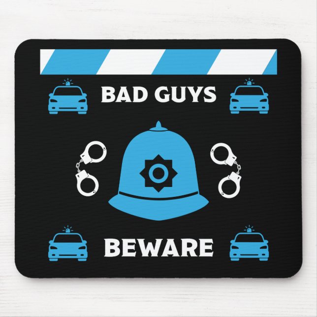 British Police Gifts And Accessories   Mouse Pad (Front)