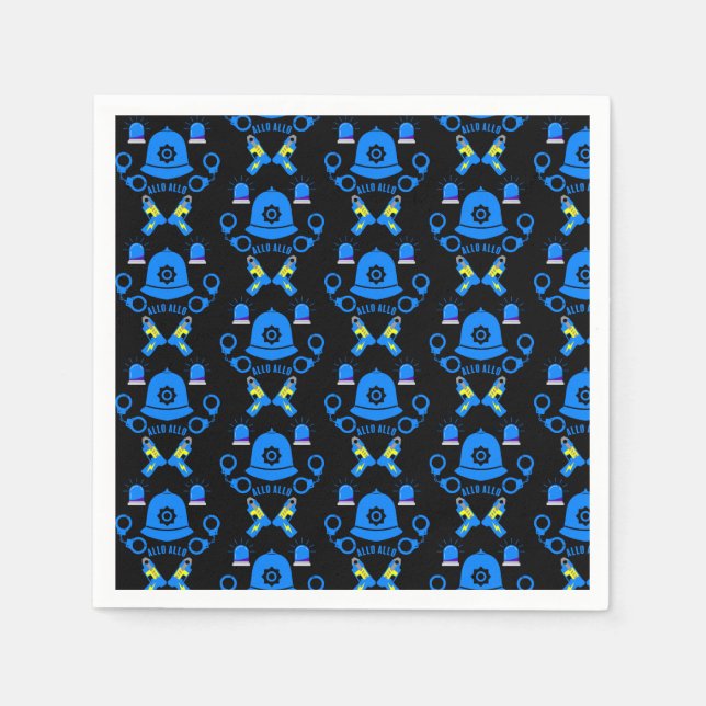 British Police Gifts And Accessories   Napkin (Front)