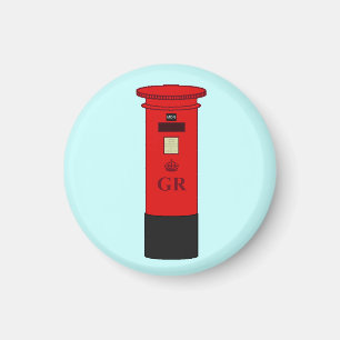 British Post Box Magnet