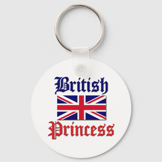 British Princess Key Ring (Front)