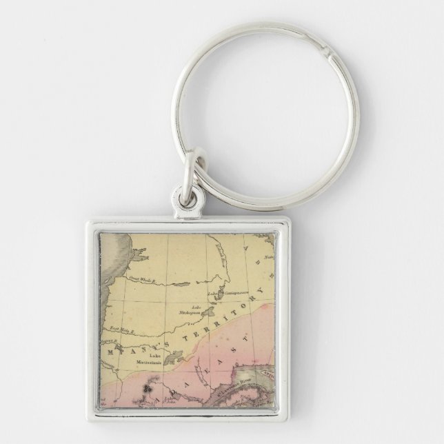 British Provinces of North America Key Ring (Front)