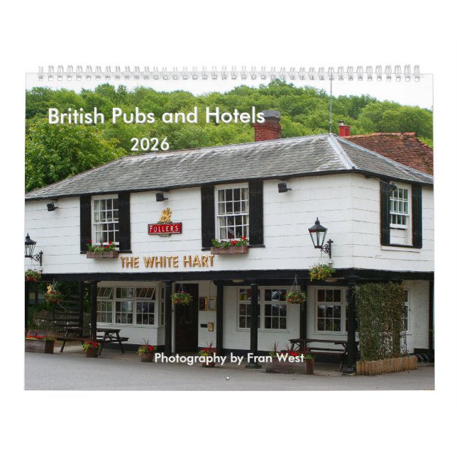 British Pubs and Hotels 2026 calendar (Cover)