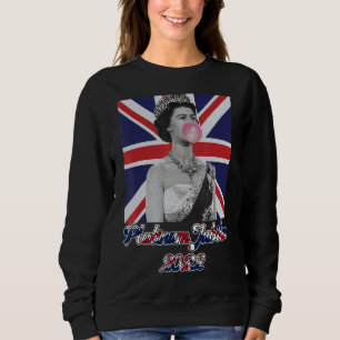 British Queen Monarchy Platinum Jubilee 70th Anniv Sweatshirt