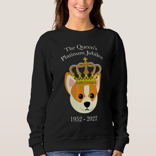 British Queen Monarchy Platinum Jubilee Union Jack Sweatshirt (Front)
