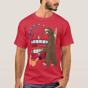 British Queens Platinum Jubilee 2022 Corgi Dog Slo T-Shirt