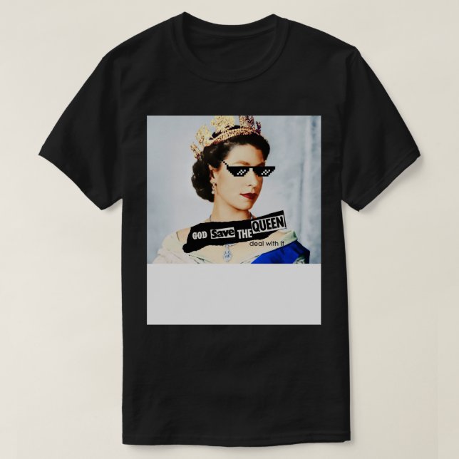British Queens Platinum Jubilee - Honouring The El T-Shirt (Design Front)