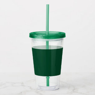 British racing green  (solid colour)  acrylic tumbler