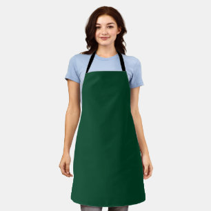 British Racing Green Solid Colour Apron