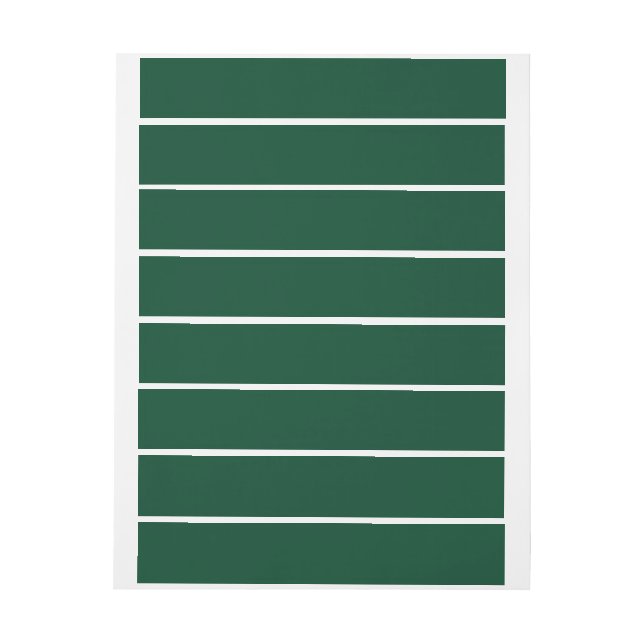 British racing green  (solid colour)  wrap around label (Sheet)