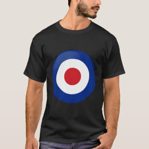 British Raf Mod Bullseye Symbol Roundel Target T-Shirt