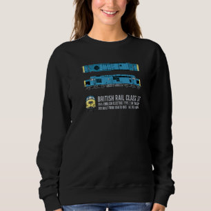 British Rail Class 37 Locomotive Diagram 1 Sweatshirt