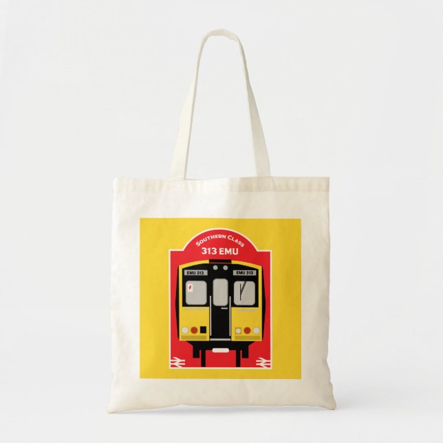 British Rail Train Enthusiast Tote Bag (Front)