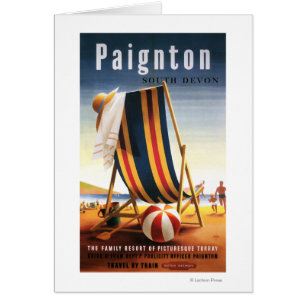 British Railways Beach Chair and Ball Poster