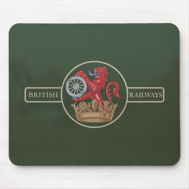 British Railways "Ferret and Dartboard" Crest Mouse Pad (Front)