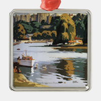 British Railways Windsor Castle Thames Poster
