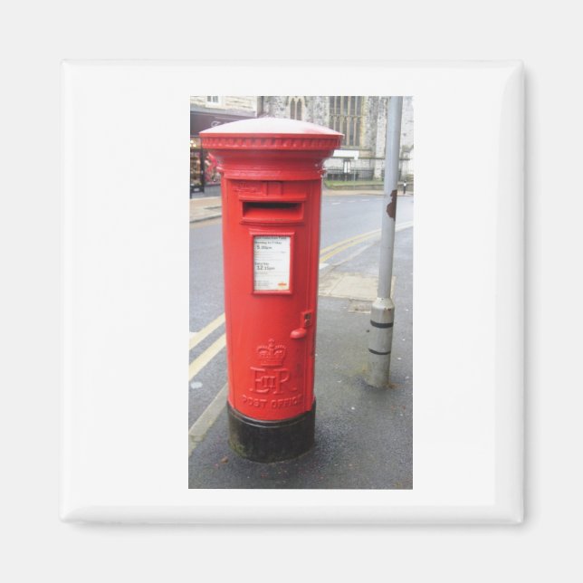 British Red Post Box Magnet (Front)