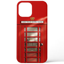 British Red Telephone Booth Personalised