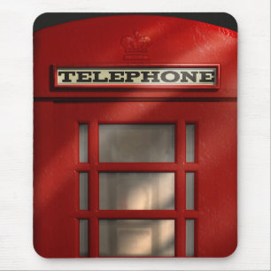 British Red Telephone Box Mousepad