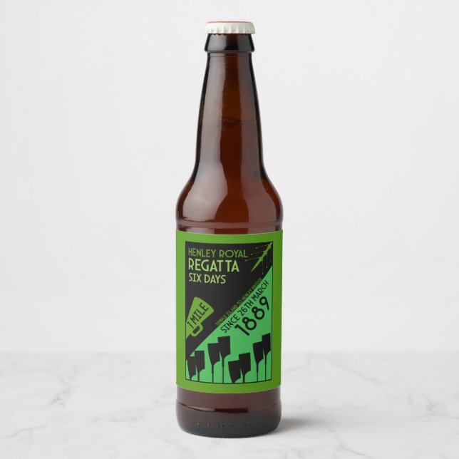 British River Thames Regatta Beer Bottle Label (Front)