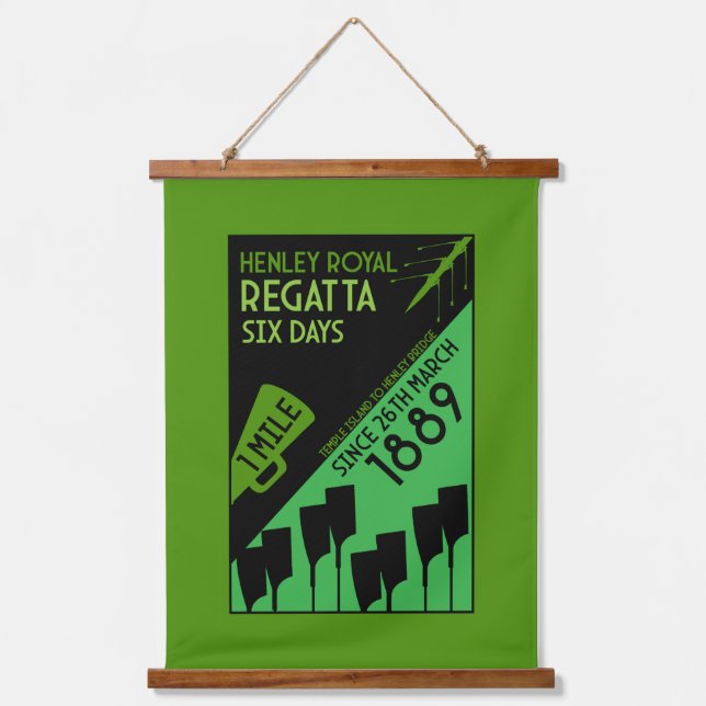 British River Thames Regatta Hanging Tapestry (Front)