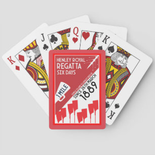British River Thames Regatta Playing Cards