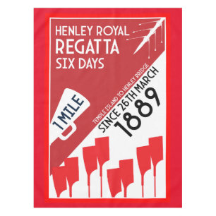 British River Thames Regatta Tablecloth