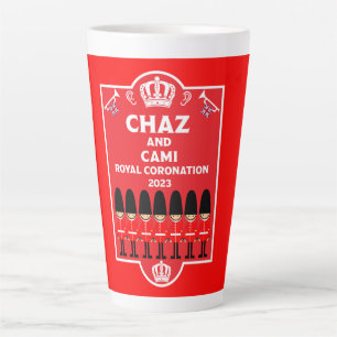 British Royal Coronation King Charles III Latte Mug