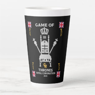 British Royal Coronation King Charles III Latte Mug
